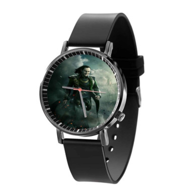 Loki Marvel Unisex Black Quartz Watch With Premium Gift Box