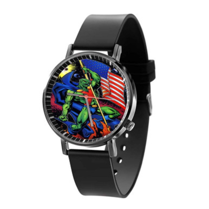 Martian Manhunter DC Comics Unisex Black Quartz Watch With Premium Gift Box
