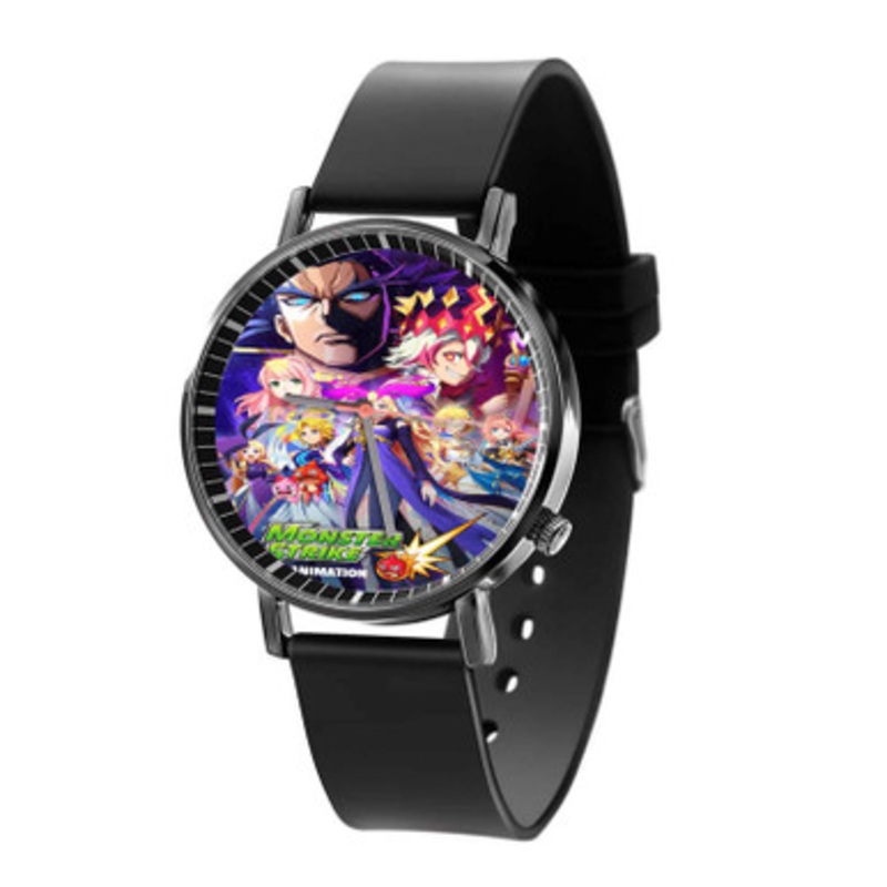 Monster Strike Black Quartz Watch With Premium Gift Box for Unisex