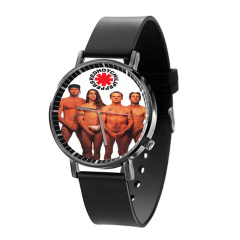 Red Hot Chili Peppers Black Quartz Watch Unisex With Premium Gift Box