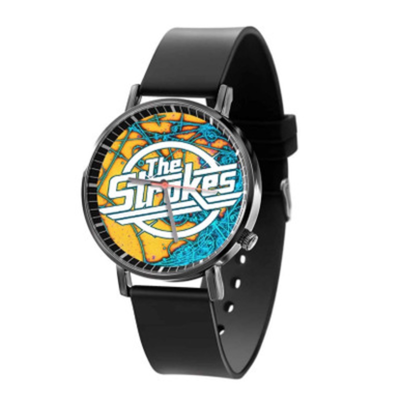 The Strokes Arts Unisex Black Quartz Watch With Premium Gift Box