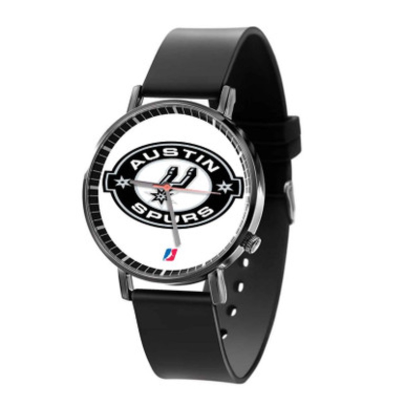 Austin Spurs Black Quartz Watch Unisex With Premium Gift Box