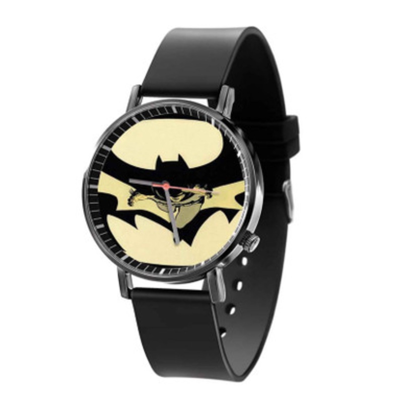 Batman Art Black Quartz Watch Unisex With Premium Gift Box