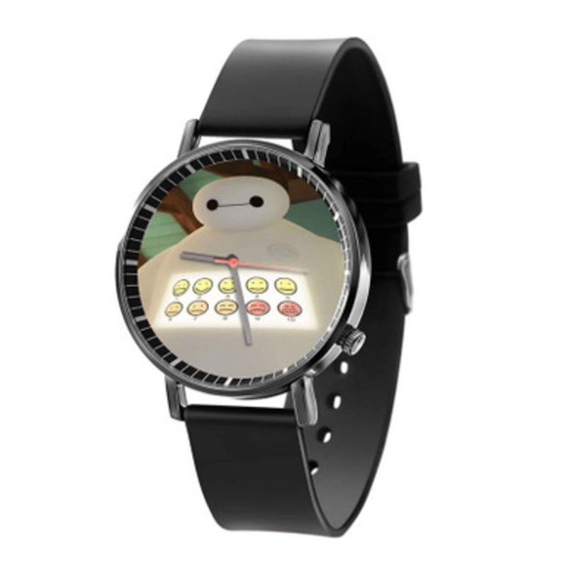 Baymax Healthcare Big Hero 6 Black Quartz Watch Unisex With Premium Gift Box