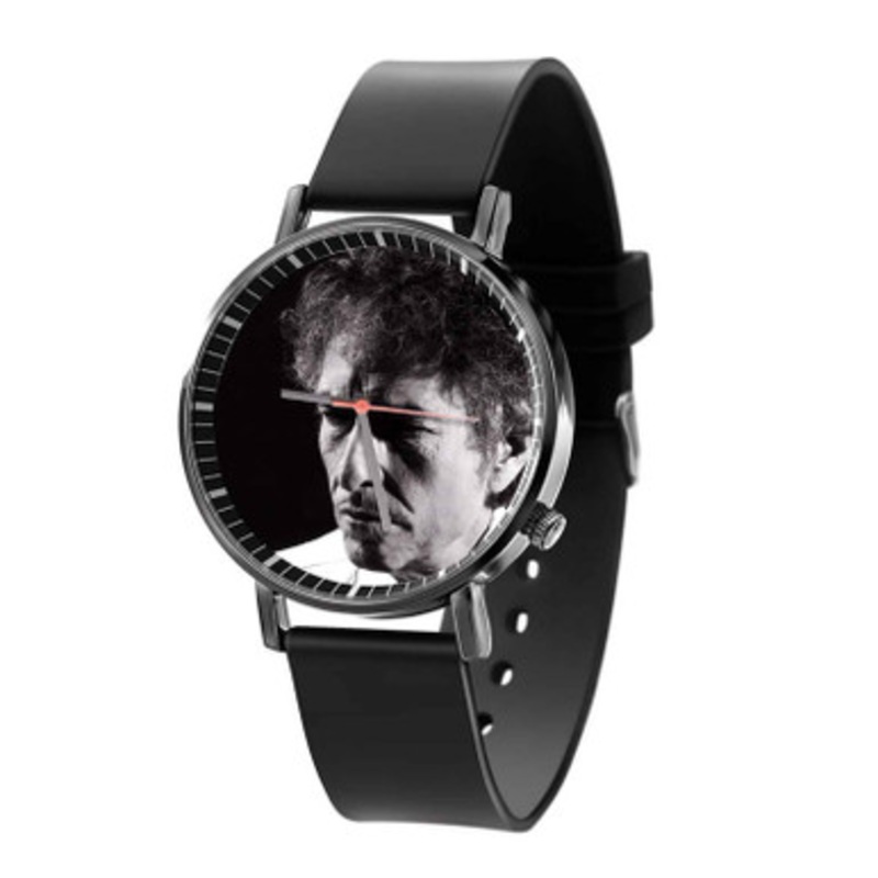 Bob Dylan Black Quartz Watch Unisex With Premium Gift Box