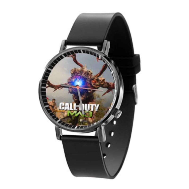 Call of Duty Modern Warfare 3 Zombies Black Quartz Watch Unisex With Premium Gift Box