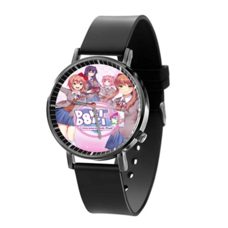 Doki Doki Literature Club Plus Black Quartz Watch Unisex With Premium Gift Box