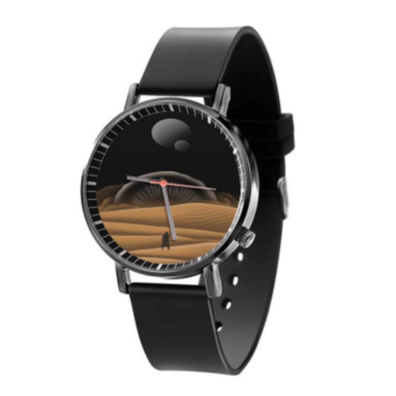 Dune Black Quartz Watch Unisex With Premium Gift Box