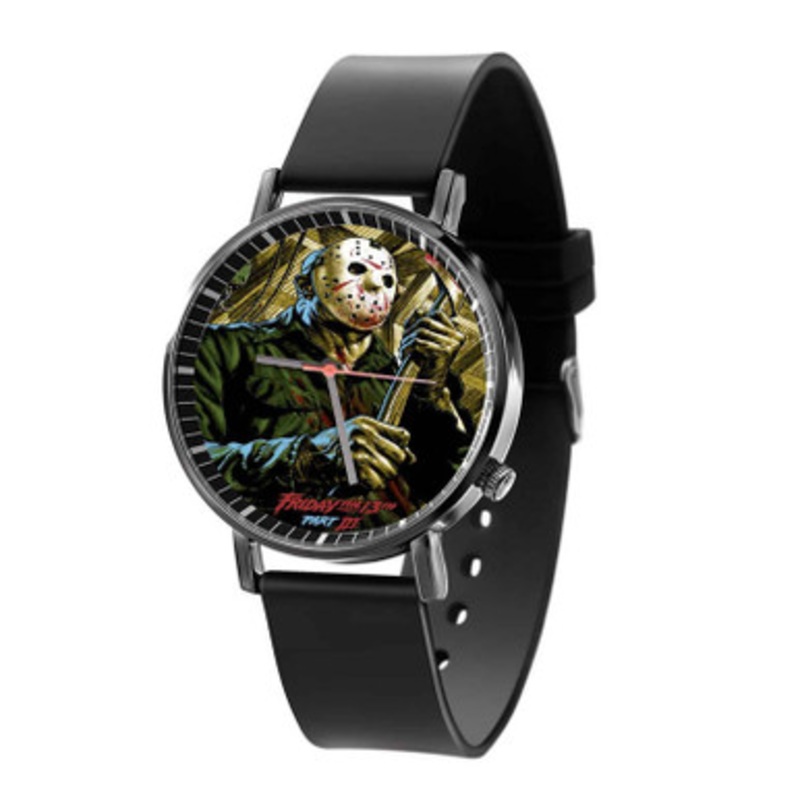 Friday The 13th Part 3 Black Quartz Watch Unisex With Premium Gift Box