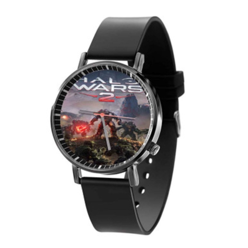 Halo War 2 Black Quartz Watch Unisex With Premium Gift Box