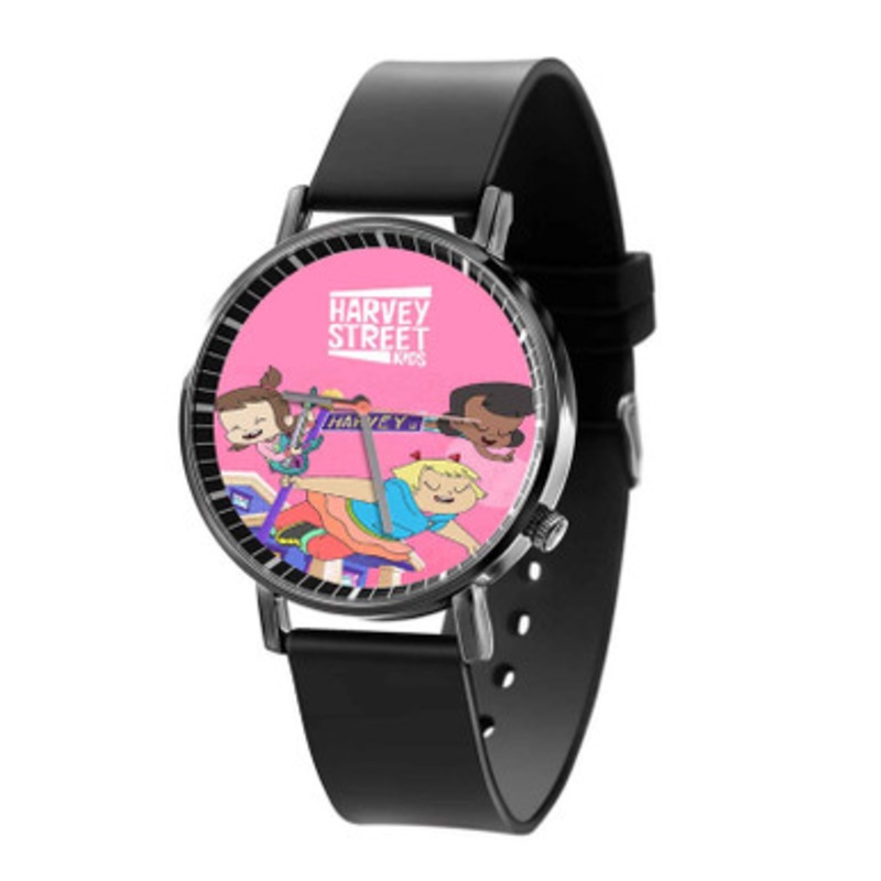 Harvey Girls Forever Black Quartz Watch With Premium Gift Box for Unisex