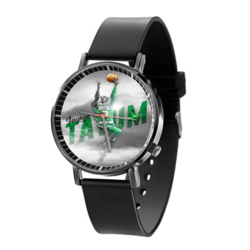 Jayson Tatum Boston Celtics Black Quartz Watch With Premium Gift Box for Unisex