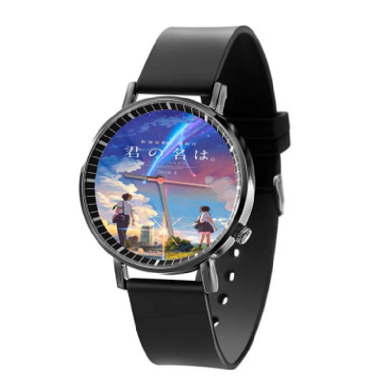Kimi No Wa Your Name Black Quartz Watch Unisex With Premium Gift Box