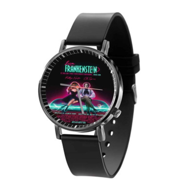 Lisa Frankenstein Black Quartz Watch Unisex With Premium Gift Box
