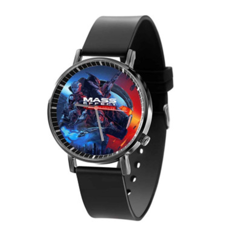 Mass Effect Legendary Edition Black Quartz Watch Unisex With Premium Gift Box