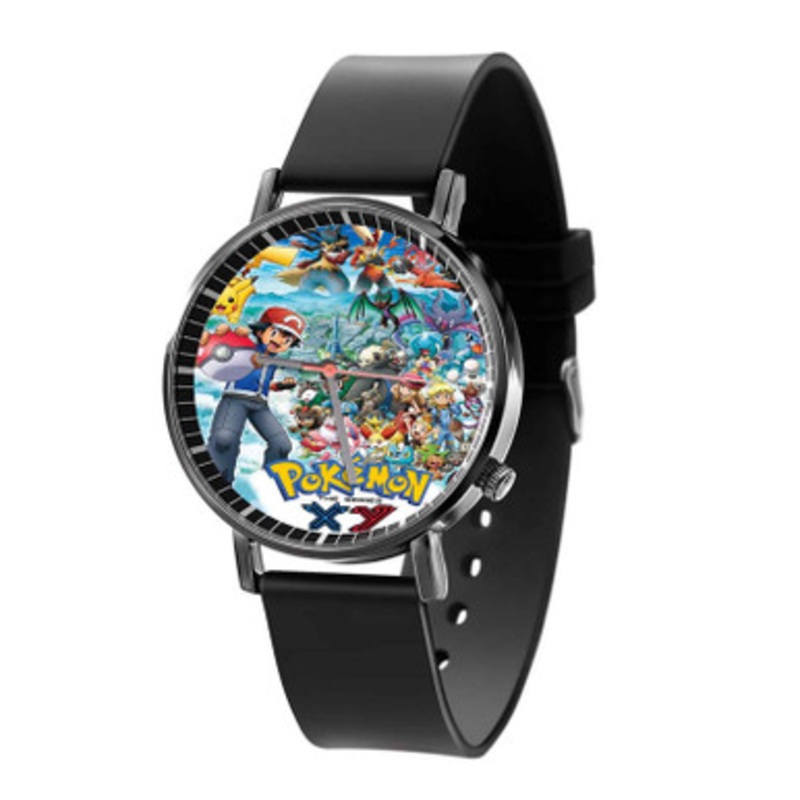 Pokemon X Y Black Quartz Watch Unisex With Premium Gift Box