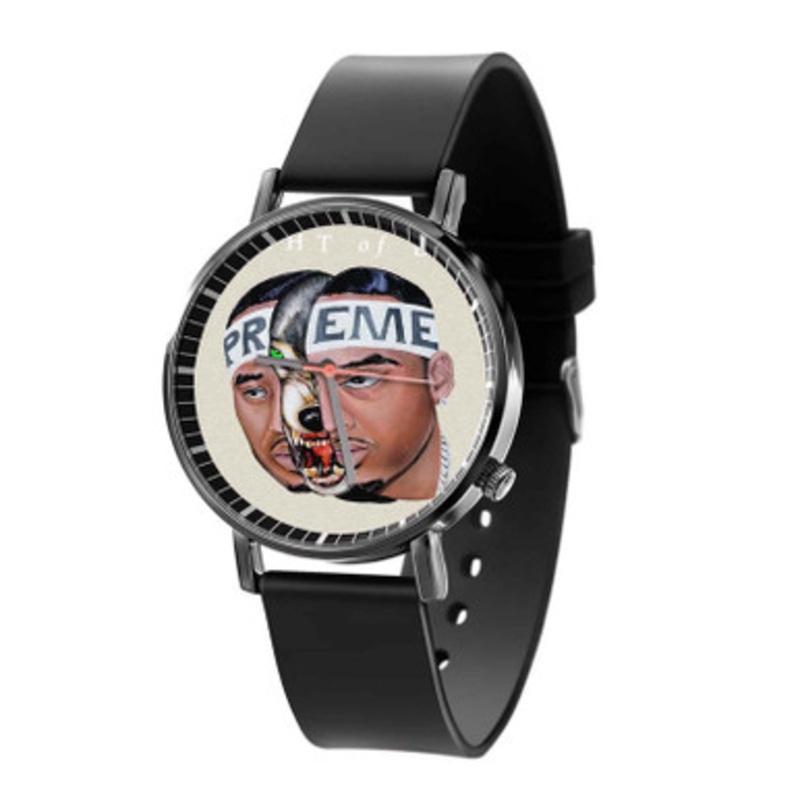 Preme Light of The Day Black Quartz Watch With Premium Gift Box for Unisex