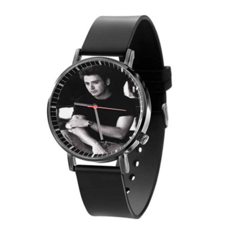 Robert Downey Jr Black Quartz Watch Unisex With Premium Gift Box
