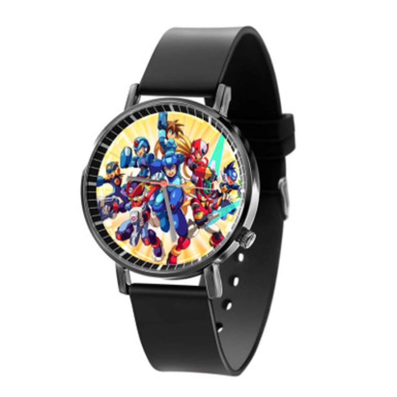 Rockman Unisex Black Quartz Watch With Premium Gift Box