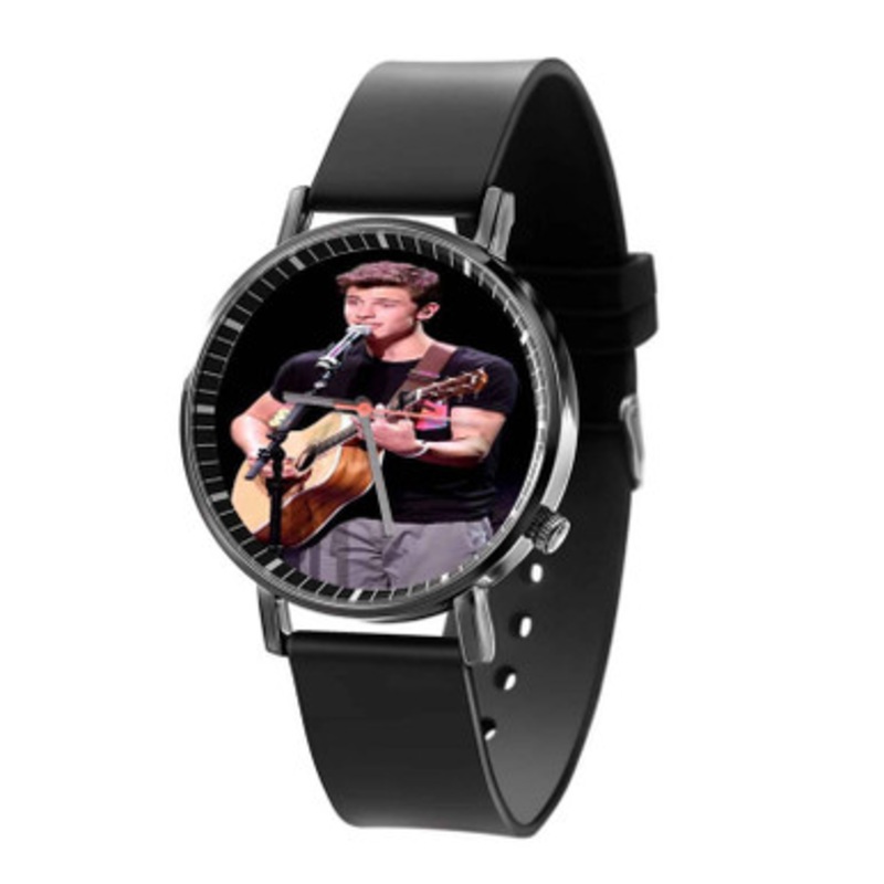 Shawn Mendes Arts Black Quartz Watch Unisex With Premium Gift Box