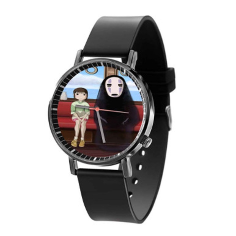 Spirited Away Haku and No Face Black Quartz Watch Unisex With Premium Gift Box