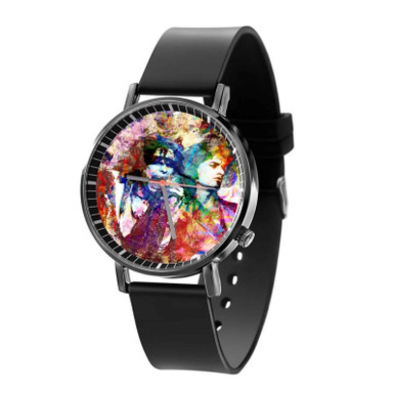Steven Tyler Joe Perry Aerosmith Black Quartz Watch Unisex With Premium Gift Box