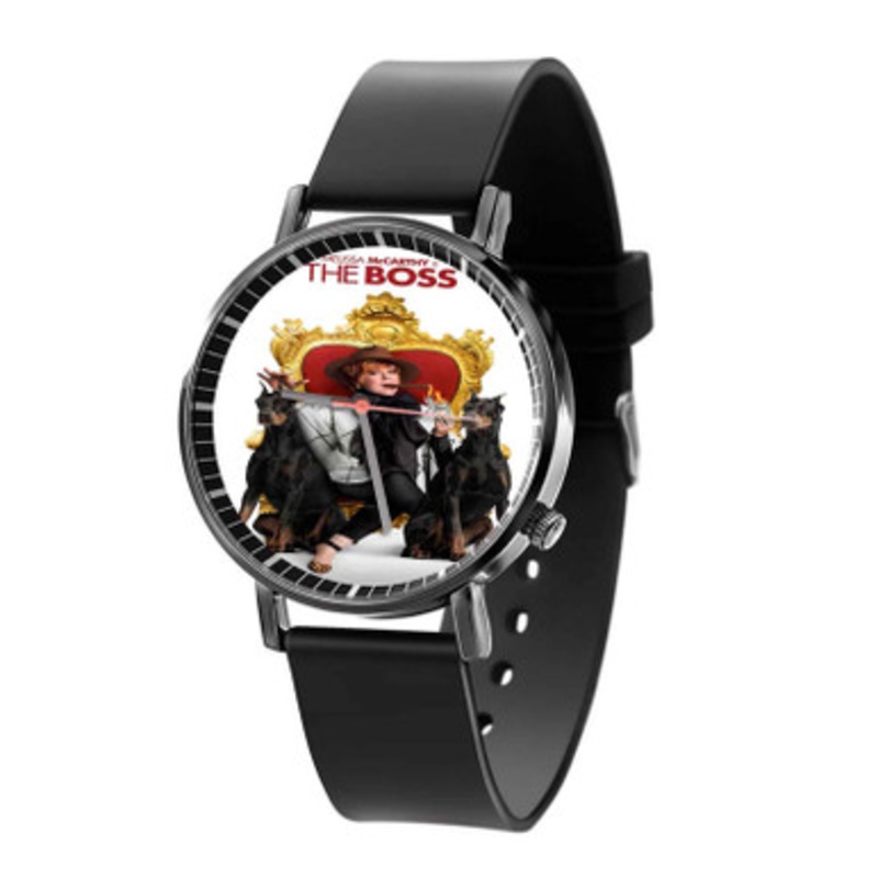 The Boss Unisex Black Quartz Watch With Premium Gift Box
