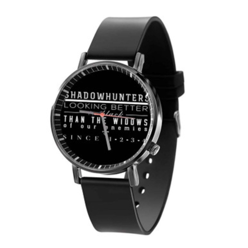The Mortal Instruments Shadowhunters Unisex Black Quartz Watch With Premium Gift Box