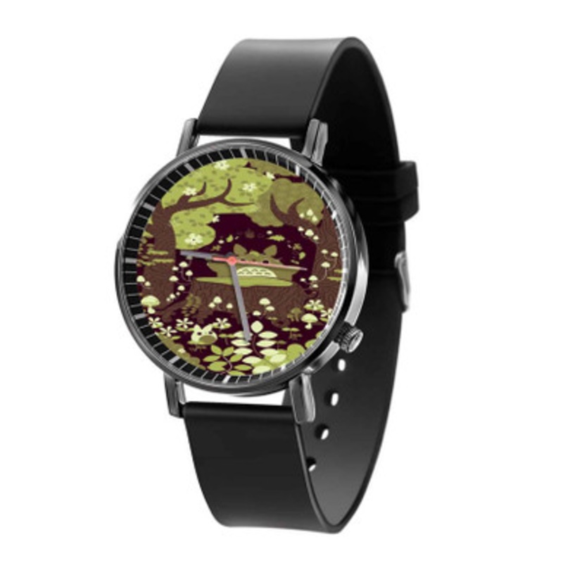 Totoro Studio ghibli Black Quartz Watch Unisex With Premium Gift Box