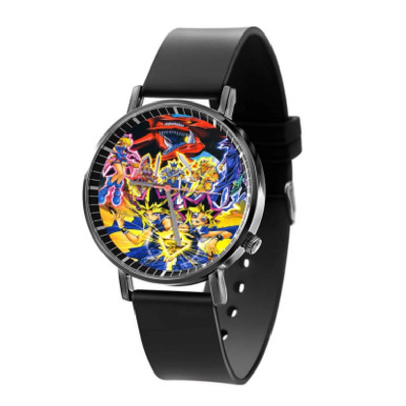 Yu Gi Oh Duel Monsters Black Quartz Watch Unisex With Premium Gift Box