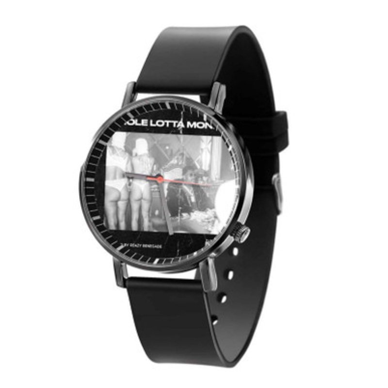 AB Whole Lotta Money Black Quartz Watch Unisex With Premium Gift Box