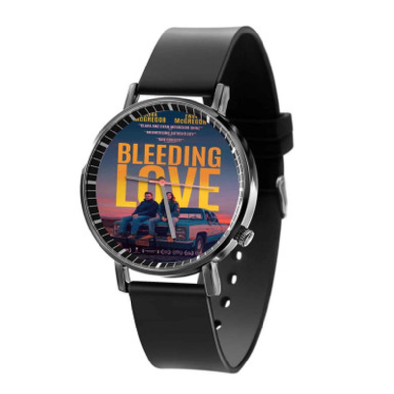 Bleeding Love Black Quartz Watch Unisex With Premium Gift Box