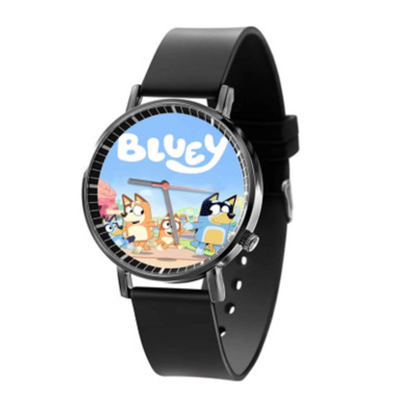 Bluey Black Quartz Watch Unisex With Premium Gift Box