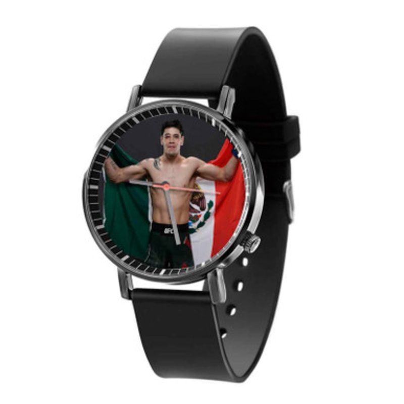 Brandon Moreno Black Quartz Watch Unisex With Premium Gift Box