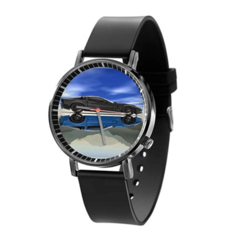 Chevrolet Corvette C6 Z06 Black Quartz Watch Unisex With Premium Gift Box