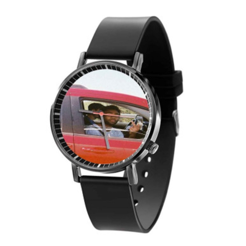 Childish Gambino In Car Black Quartz Watch Unisex With Premium Gift Box