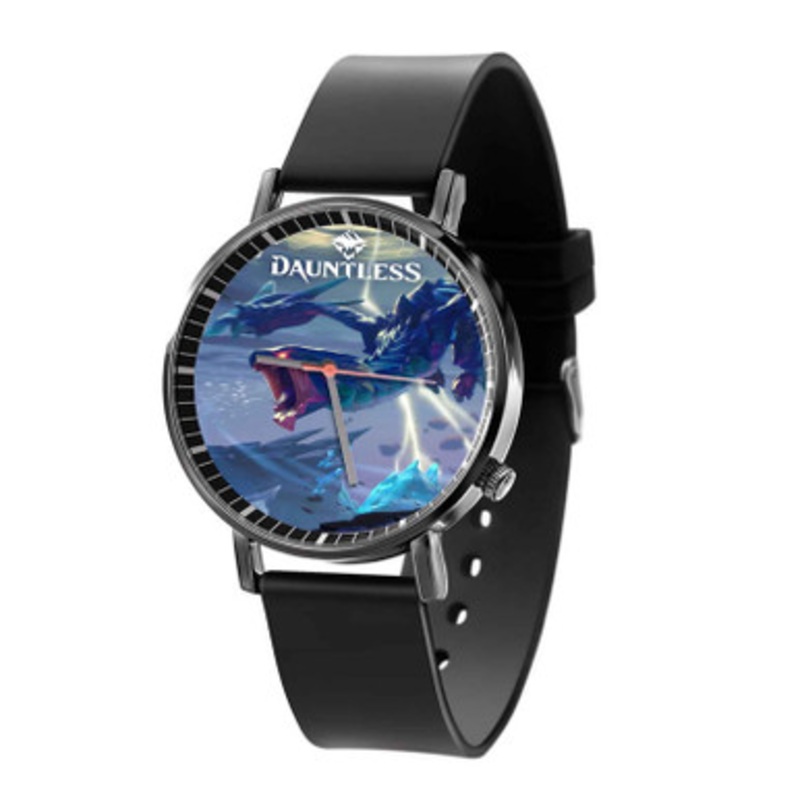 Dauntless Black Quartz Watch Unisex With Premium Gift Box