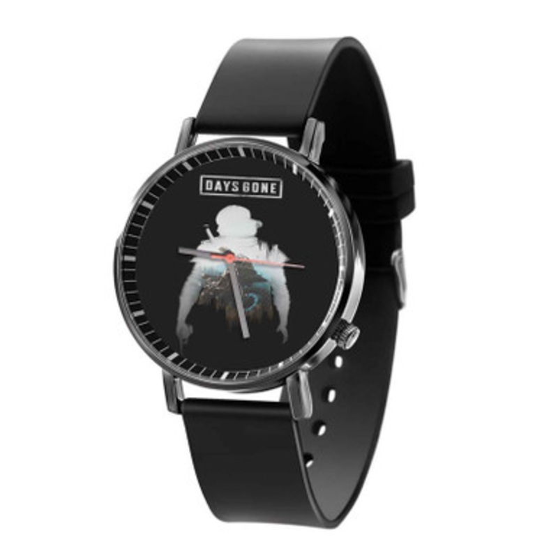 Days Gone Black Quartz Watch Unisex With Premium Gift Box