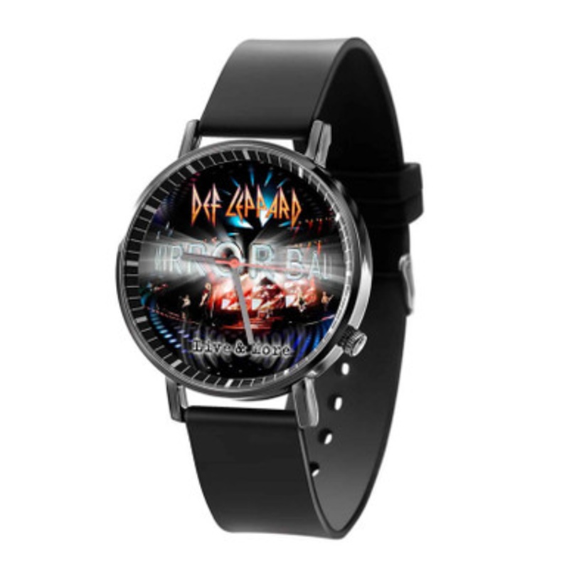 Def Leppard Mirror Ball Live More 2011 Black Quartz Watch Unisex With Premium Gift Box