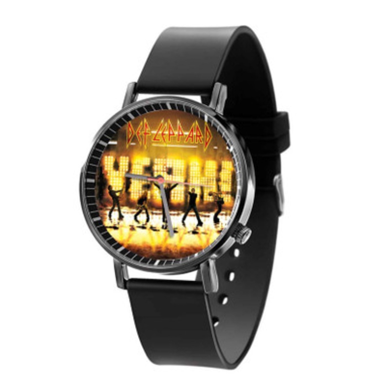 Def Leppard Yeah 2005 Black Quartz Watch Unisex With Premium Gift Box