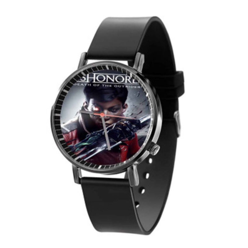 Dishonored Death of the Outsider Black Quartz Watch Unisex With Premium Gift Box