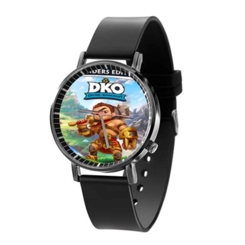 Divine Knockout DKO Founders Edition Black Quartz Watch Unisex With Premium Gift Box