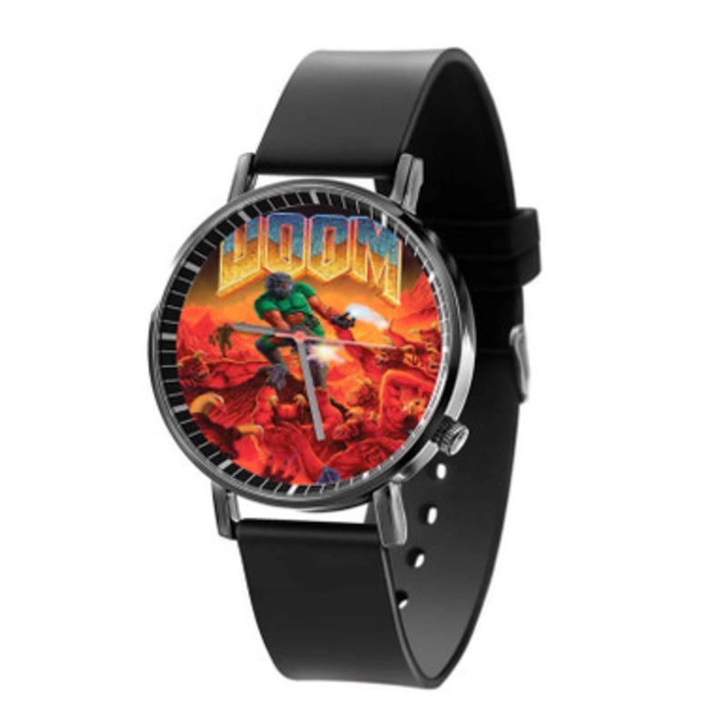 DOOM 1993 Black Quartz Watch Unisex With Premium Gift Box