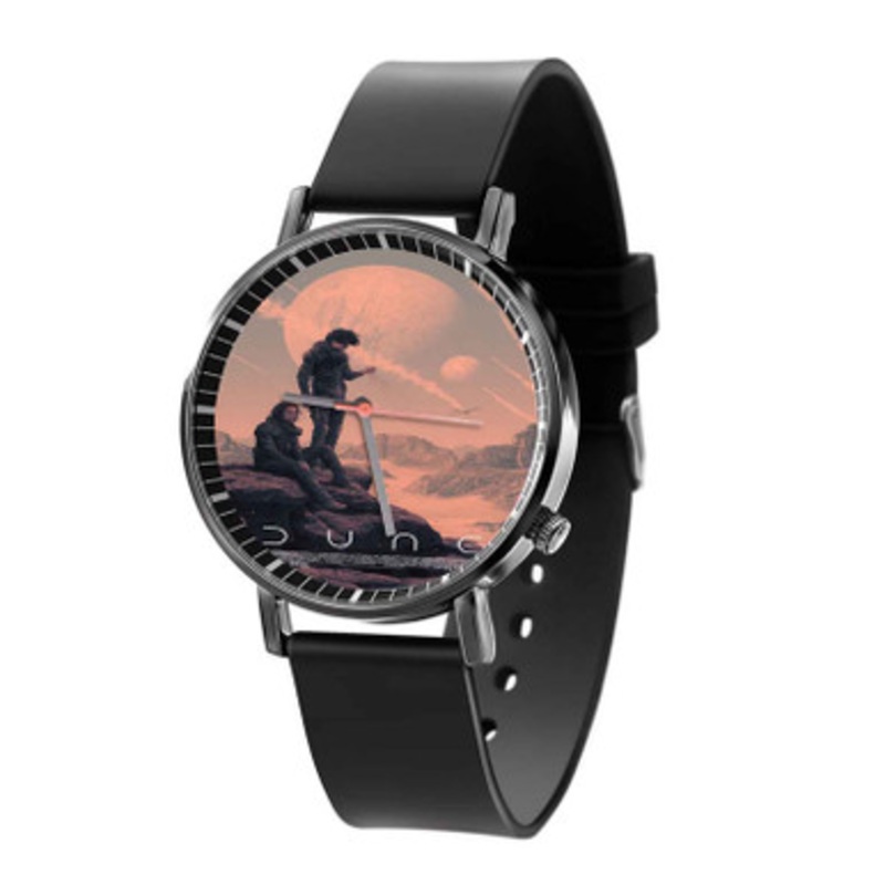 Dune Movie Art Black Quartz Watch Unisex With Premium Gift Box