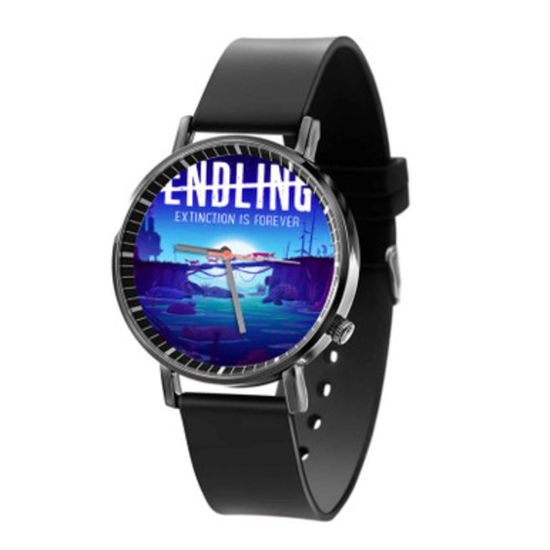 Endling Extinction is Forever Black Quartz Watch Unisex With Premium Gift Box