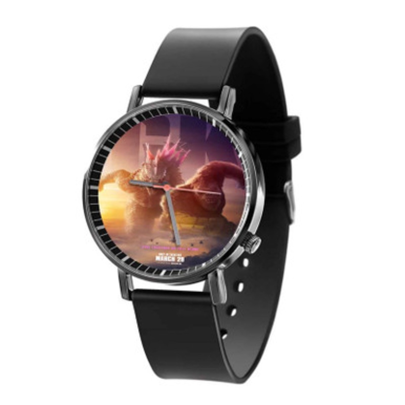 Godzilla x Kong The New Empire Black Quartz Watch Unisex With Premium Gift Box
