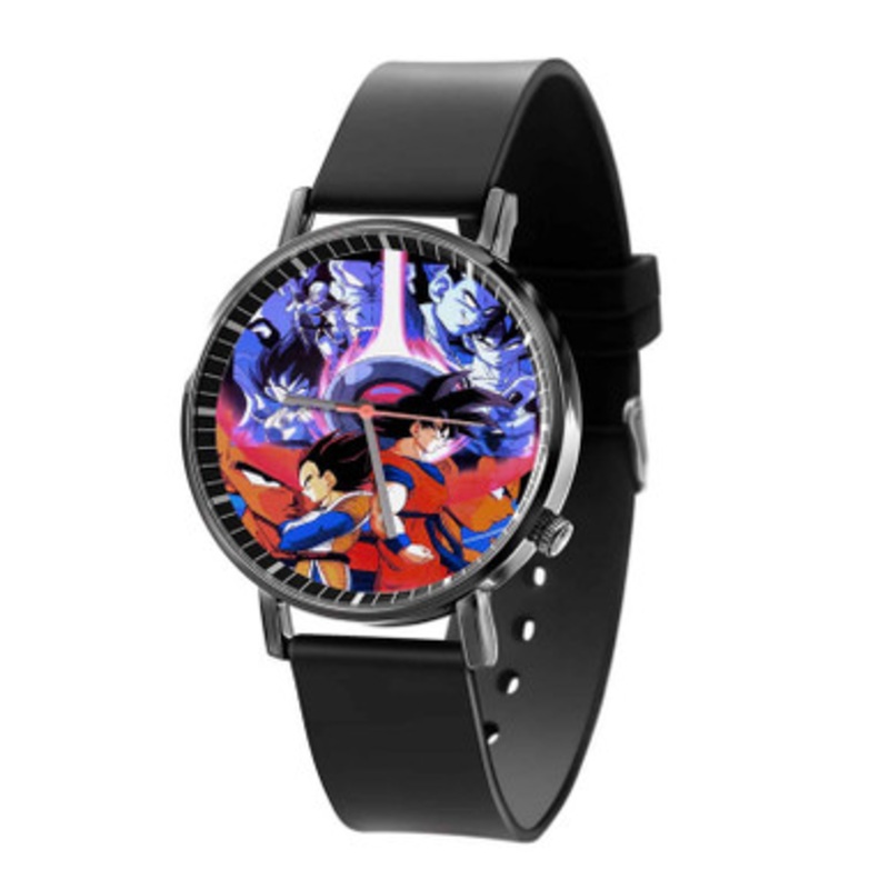 Goku and Vegeta Dragon Ball Z Vintage Black Quartz Watch Unisex With Premium Gift Box