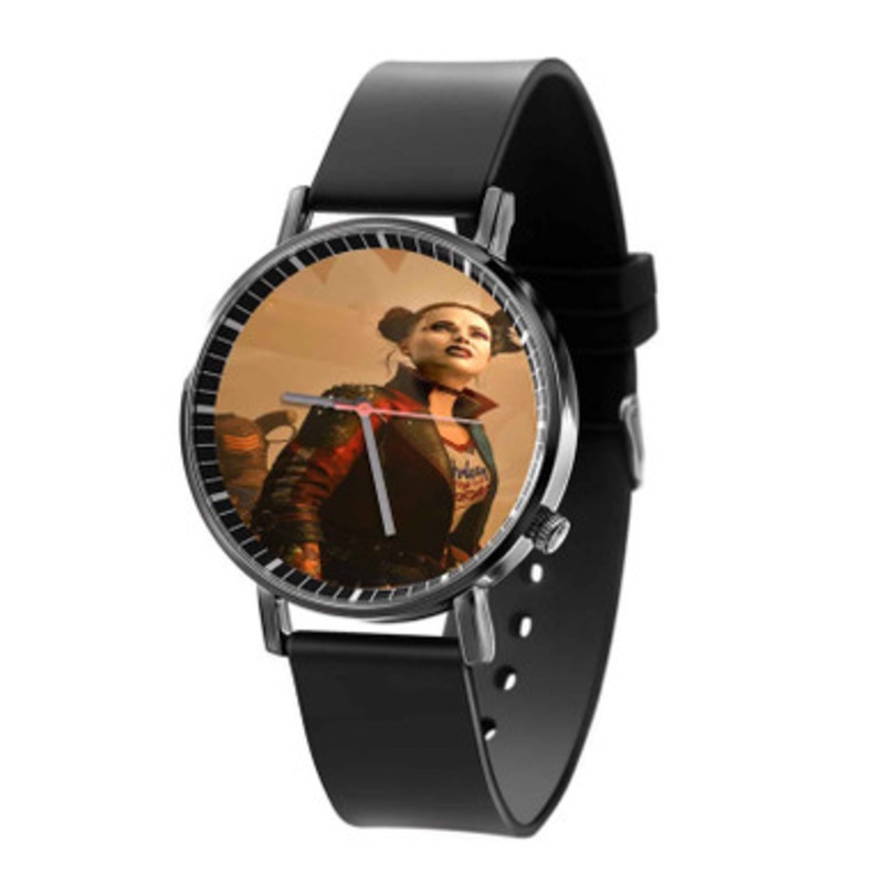 Harley Quinn Suicide Squad Kill the Justice League Black Quartz Watch Unisex With Premium Gift Box