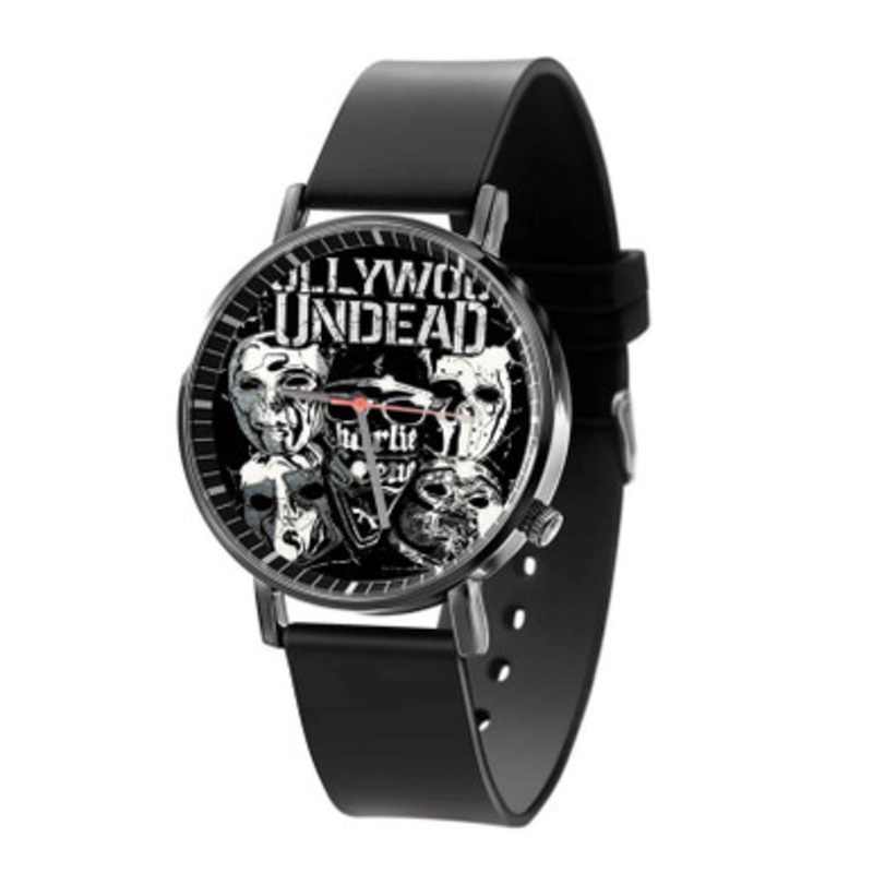 Hollywood Undead Art Black Quartz Watch Unisex With Premium Gift Box