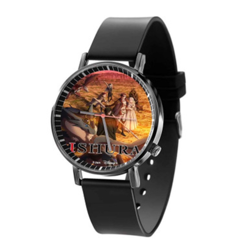 Ishura Black Quartz Watch Unisex With Premium Gift Box